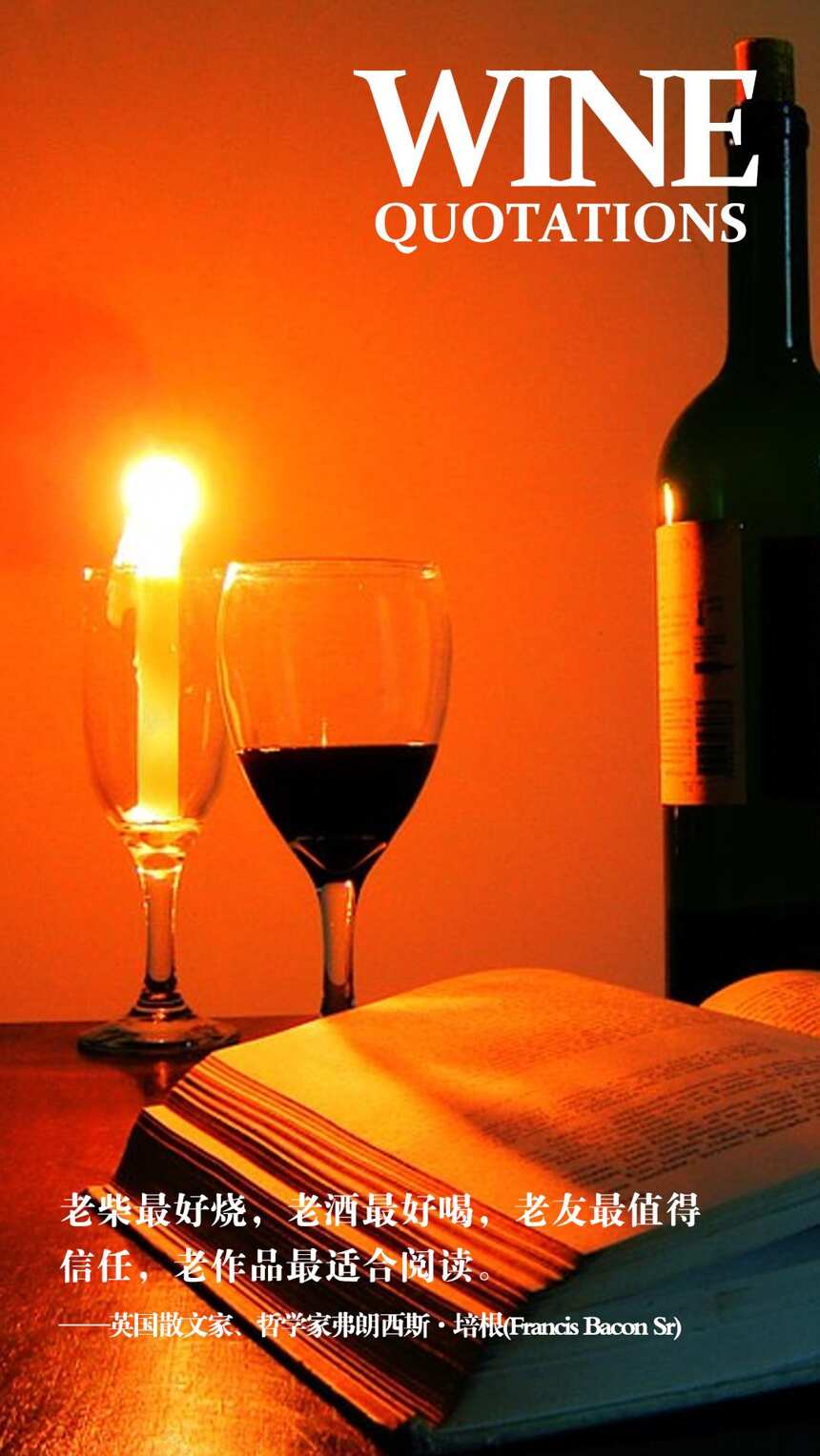 那些美如画的葡萄酒语录你知道吗